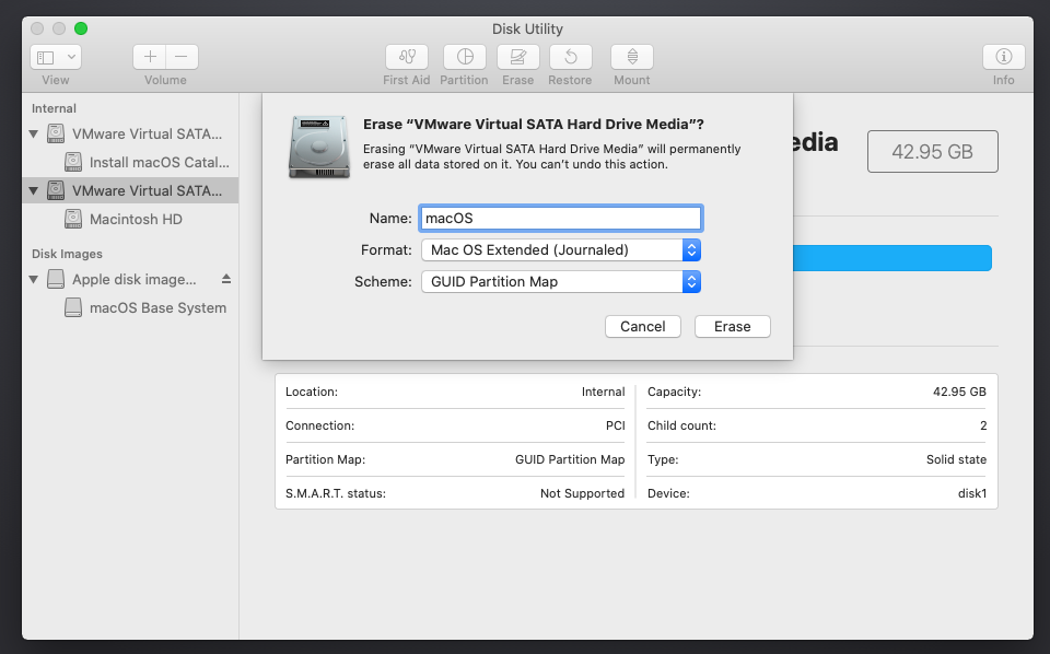 Utilitário de Disco no Instalador do macOS, selecione Visualizar > Todas as Unidades